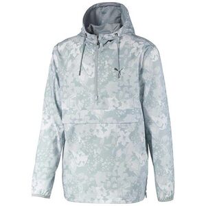 PUMA gold tournament windbreaker halfzip 2020 gray mens S